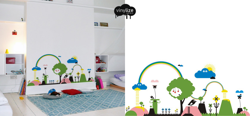 Vinylize Wall Deco - Wonderland Countryside - Wall Sticker