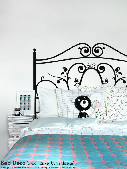 Bed Deco a Wall Sticker by Vinylize Wall Deco