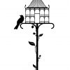 Bird House a Wall Sticker by Vinylize Wall Deco