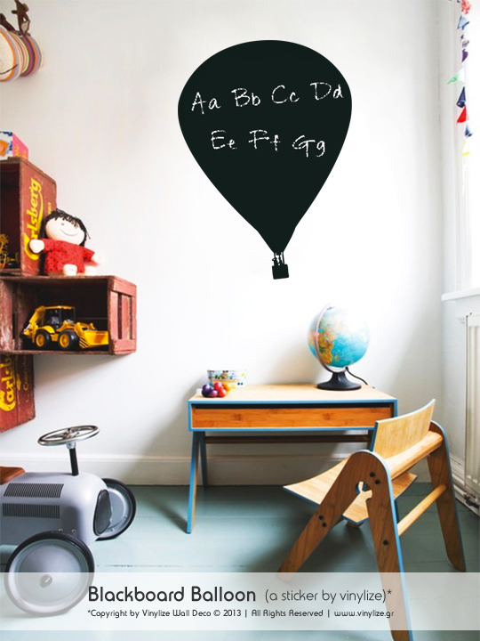 Blackboard Balloon a Wall Sticker by Vinylize Wall Deco