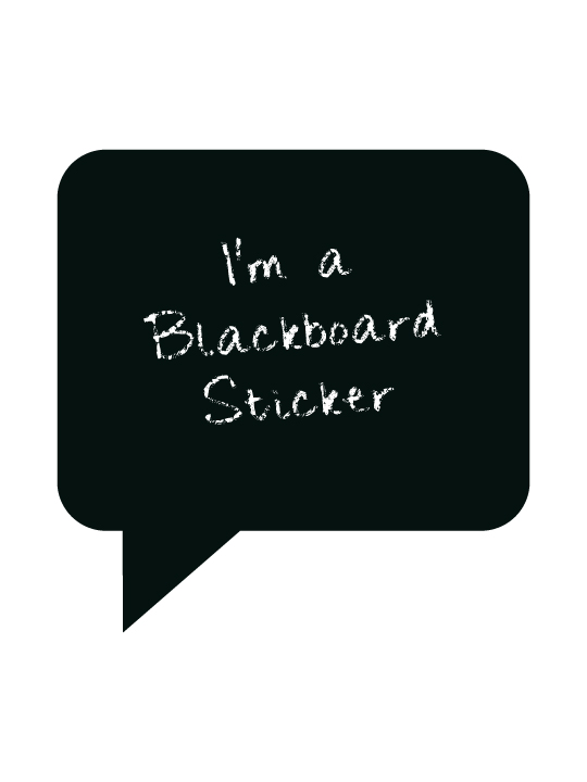 Blackboard Sticky Note a Wall Sticker by Vinylize Wall Deco