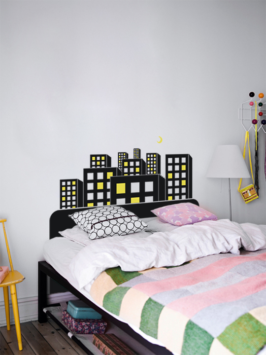Block Bed a Wall Sticker by Vinylize Wall Deco