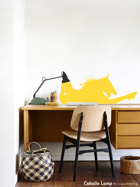 Caballo Lamp a Wall Sticker by Vinylize Wall Deco