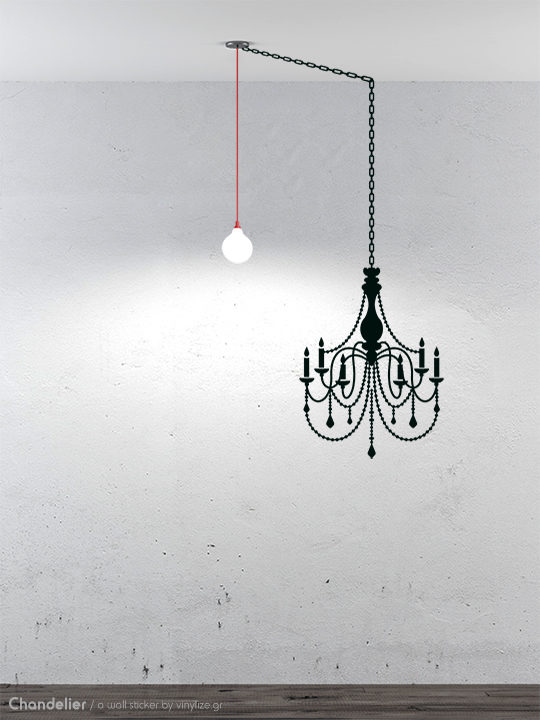 Chandelier a Wall Sticker by Vinylize Wall Deco