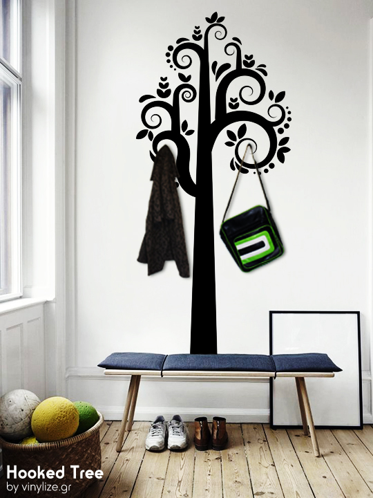 Vinylize Wall Deco - Hooked Tree - Wall Sticker
