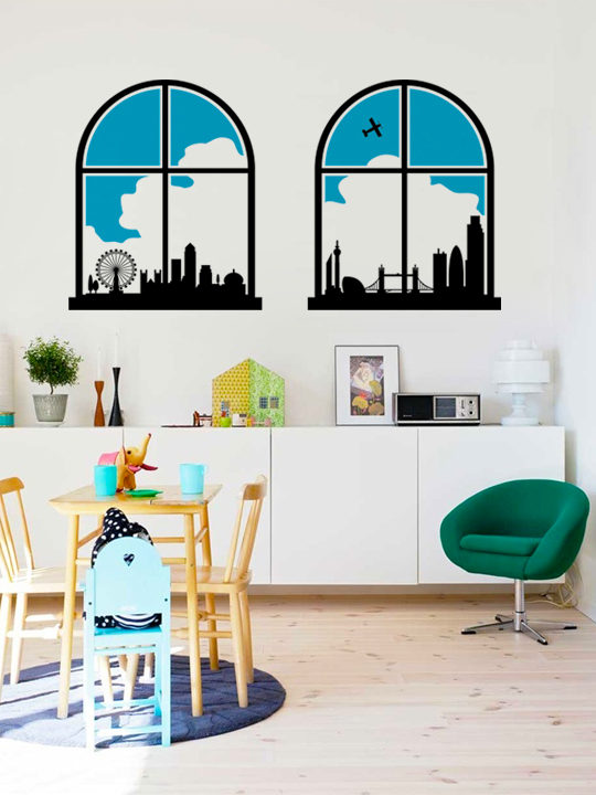 Vinylize Wall Deco - London Scape Wall Sticker