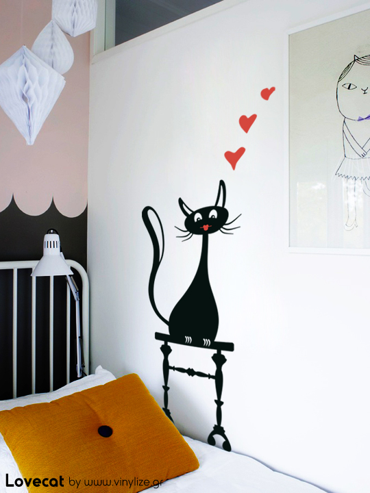 Vinylize Wall Deco - Lovecat - Wall Sticker