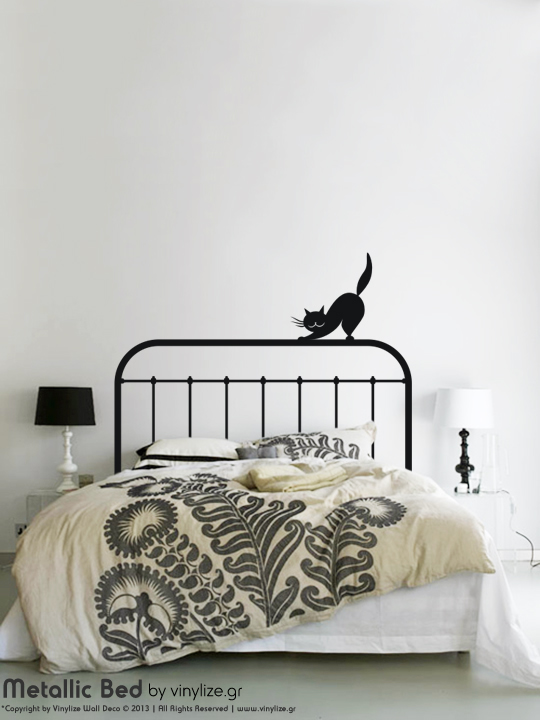 Metallic Bed a Wall Sticker by Vinylize Wall Deco