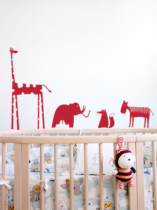Mini Animals a Wall Sticker by Vinylize Wall Deco