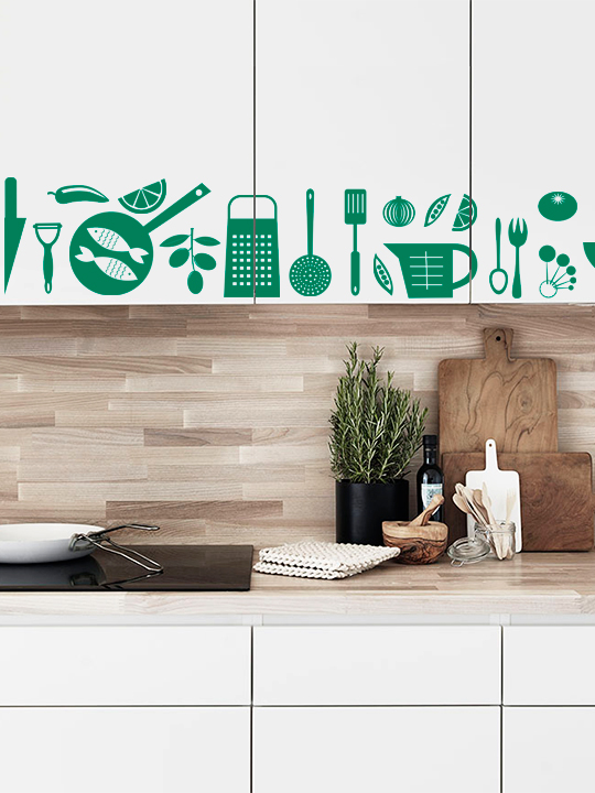 Mini Kitchen Set #3 a Wall Sticker by Vinylize Wall Deco