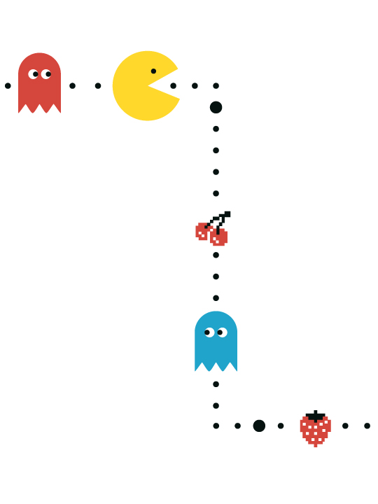 Mr. Pacman a Wall Sticker by Vinylize Wall Deco