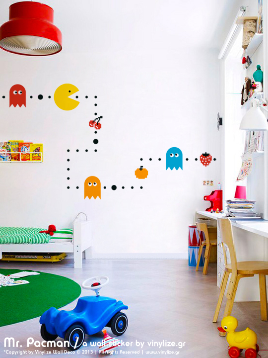 Mr. Pacman a Wall Sticker by Vinylize Wall Deco