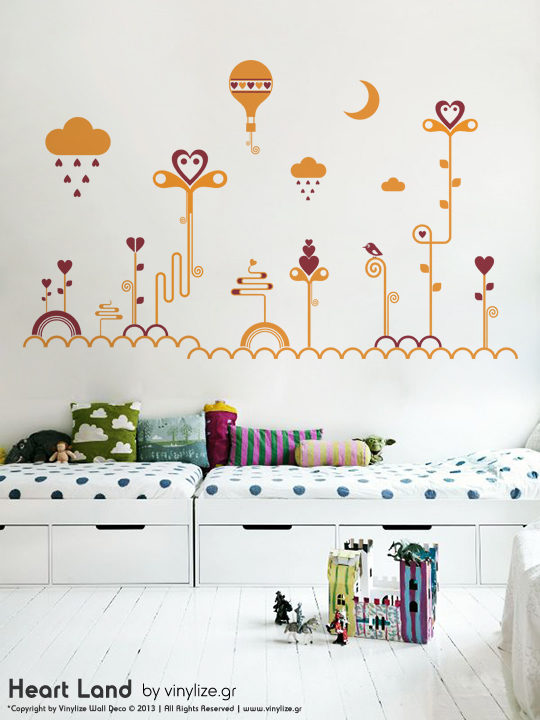 [:en]Heart Land a Wall Sticker by Vinylize Wall Deco[:el]Αυτοκόλλητο Τοιχου Hear Land από το Vinylize Wall Deco