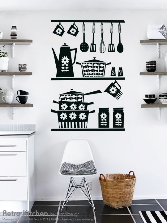 [:en]Decorate your walls with a wonderful sticker by Vinylize Wall Deco. Transform your kitchen walls with this retro kitchen set.[:el]Διακοσμήστε τον τοίχο σας με ένα υπέροχο αυτοκολλητο τοιχου από το Vinylize Wall Deco. Mεταμορφώστε την κουζίνα σας με αυτό το retro αυτοκόλλητο τοίχου.