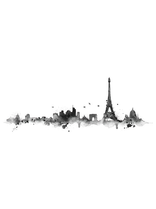 [:en]Inky Paris Wall Sticker by Vinylize Wall Deco[:el]Inky Paris - Αυτοκόλλητο Τοιχου Vinylize Wall Deco